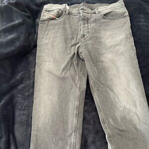 Diesel Men's Gray Jeans button-fly
